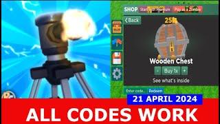 * ALL CODES * Zombie Defense ROBLOX | APRIL 21, 2024