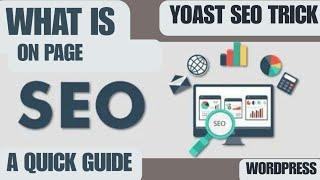 What is SEO  | On-page SEO A Quick Guide ! | Intelligence Logic