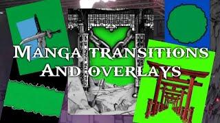 manga transitions and overlays #manga #mangaedit #editing #overlay #transition