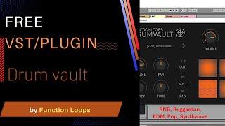 DRUM VAULT - FREE Drum VST/Plugin by Function Loops #DRUMVAULT #FunctionLoops