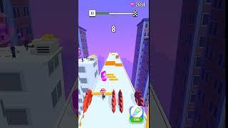 Roof Rail Stickman Run Level-17 #viral #gaming #ytshorts