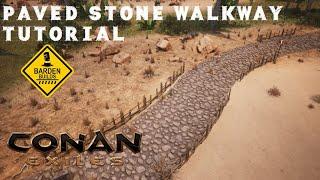 Conan Exiles: Paved Stone Walkways (Tutorial/ No Mods)