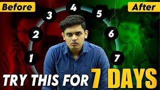 Do This for 7 Days| You will Never Search for Motivation After this| Prashant Kirad