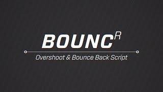 Free Overshoot & Bounce Back After Effects Script