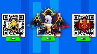 FREE! DARK ANGEL EDGAR SKIN  AND DROPS! QR CODE | BRAWL STAR QR CODES 2024 | BRAWL STARS NEW UPDATE