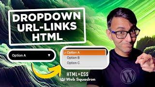 Add a DropDown Button with Links - HTML + CSS