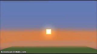 Minecraft Sunset & Sunrise Time-lapse!