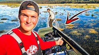 Fishing in an MYSTERIOUS SWAMP (Does It Hold big fish ?!) | Team Galant