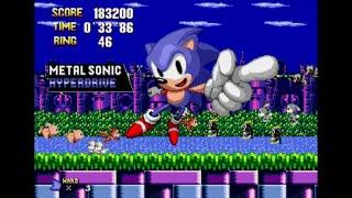 Sonic Hack Longplay - Metal Sonic Hyperdrive (Sonic)