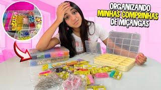 ORGANIZANDO MINHAS NOVAS COMPRINHAS DE MIÇANGAS | O MUNDO DE LARISSA