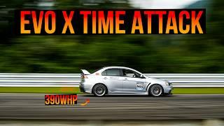 390WHP Evo X fights for the PODIUM at Lime Rock