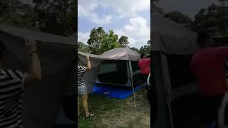 Quechua Arpenaz Base M Setup Review,Camping Place Lot 31 Jasin 二露，开新帐篷