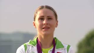 Victory ceremony Modern Pentathlon Women London 2012