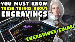 ENGRAVINGS EXPLAINED Things you MUST KNOW! | Get EARLY Class Engravings - Lost Ark Engravings Guide