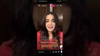 Sanaya Irani Live part 2 #khushi #arshi #sanayairani