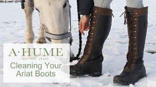 A Hume: Cleaning Your Ariat Boots