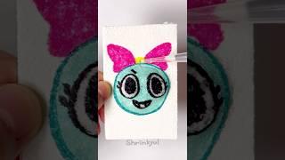 Dandy's World "Poppy🩵'"  Squishy with 3D Magic Paper #shorts