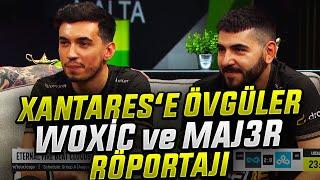 XANTARES'e TERMİNATÖR ÖVGÜSÜ! WOXİC ve MAJ3R CLOUD9 MAÇ SONU RÖPORTAJ! | Eternal Fire CSGO