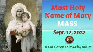 SOLEMNITY OF THE MOST HOLY NAME OF MARY MASS | ST. CELESTINE V MONASTERY CHAPEL | DOM LORENZO MARIA