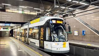 Trams and Premetro system in Antwerp, Belgium  | 2024