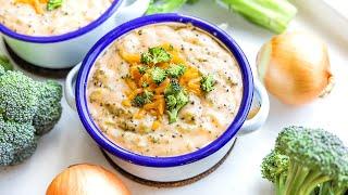 Keto Broccoli Cheese Soup | Easy Low Carb Broccoli Cheddar Soup Recipe