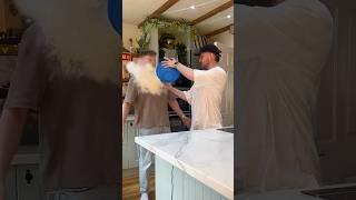 FLOUR PRANK ON TWIN BROTHER