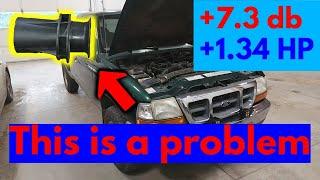 DO THIS 100% FREE MOD TO IMPROVE SOUND AND POWER!! - Ford Ranger 3.0L Airbox Modification