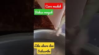 bakso renyah #shorts #shortvideo #kreatif #channel #bakso #renyah #cara #mudah  #caramudah