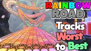 Ranking Every Rainbow Road in Mario Kart