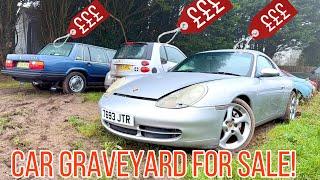 YOU CAN SAVE THEM! Amazing Car Graveyard FOR SALE! Huge Variety of Classics Waiting to be Restored!