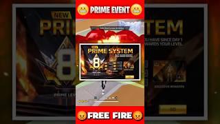 FREE FIRE PRIME LEVEL UP  | 100200000 DIAMONDS  | #shorts #shortsfeed #freefire