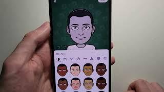 Snapchat How to Create Profile Picture (Bitmoji)