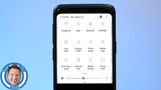 Customize Quick Settings for Samsung Galaxy Phones feat. Galaxy S9