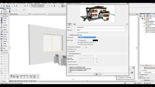 Архикад 19.  Визуализация в технике эскиза