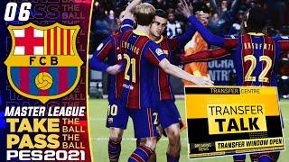 PES 2021 Barcelona Master League #6 | TRANSFER WINDOW OPEN & GK GETS SENT OFF!