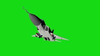 футаж - самолеты  су 15тм,green background - su 15tm