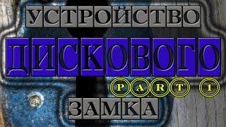 Устройство Дискового (Финского) замка (принцип работы) (Part 1)  / Disc lock Picking