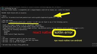 kotlin error -- Plugin [id: 'org.jetbrains.kotlin.jvm', version: _____ ] was not found