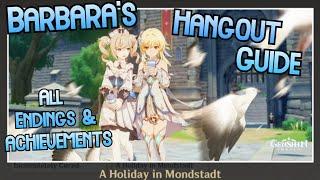 Barbara Hangout Guide (All 5 Routes/Endings & Secret Achievement) - Genshin Impact Dating Sim Event