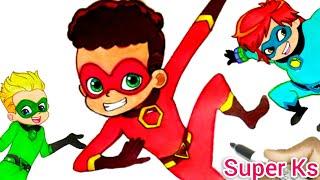 Super Ks| Stan Lee's SuperHero Kindergarten | ** NEW Episode Kartoon Channel