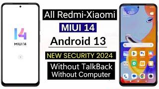 All Redmi/Xiaomi Miui 14 Frp Bypass 2024 | Xiaomi miui 14 android 13 frp bypass | Redmi miui 14 frp