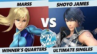 SNS5 SSBU - PG | Marss  (Zero Suit Samus ) Vs. Shoyo James (Chrom) Smash Ultimate Winners Quarters