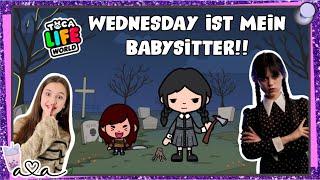 Wednesday Addams ist mein Babysitter in Toca Boca!  Alles Ava Gaming