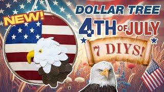  Bald Eagles, Liberty Bells & Red, White & Blue! 7 4th of July Dollar Tree Patriotic DIYS