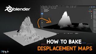 How to Bake Displacement Maps - Blender tutorial