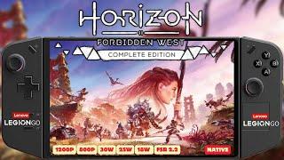 Horizon Forbidden West Complete Edition | Lenovo Legion Go Gameplay Performance | Battery Life