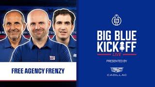 Free Agency Frenzy | Big Blue Kickoff Live | New York Giants