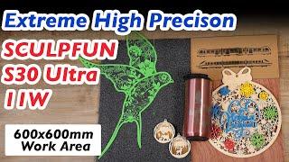 Extreme High Precision Laser - SCULPFUN S30 Ultra 11W Laser Engraver