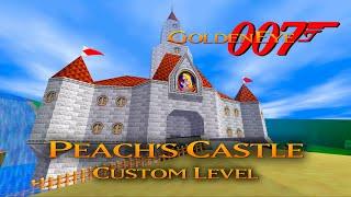 GoldenEye 007 N64 - Peach's Castle - 00 Agent (Custom level)