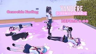 Genocide Ending Just Before 8:00 (Yandere Simulator)